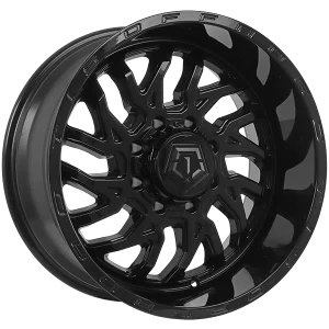 TIS Wheels – 544GB – Black – 20″x10″ -25mm – All weather Wheels – 544GB2108125